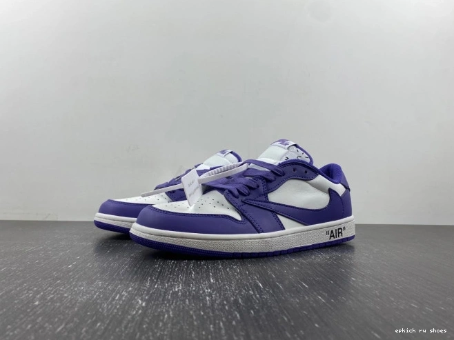 Cheap OFF-WHITE AIR SCOTT JORDAN CUSTOM X TRAVIS 1 X DM7890-386 0804